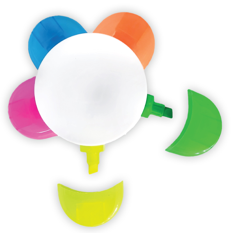 KR5901 • ונוס סט 5 מדגשים בצורת פרח - תמונה 2