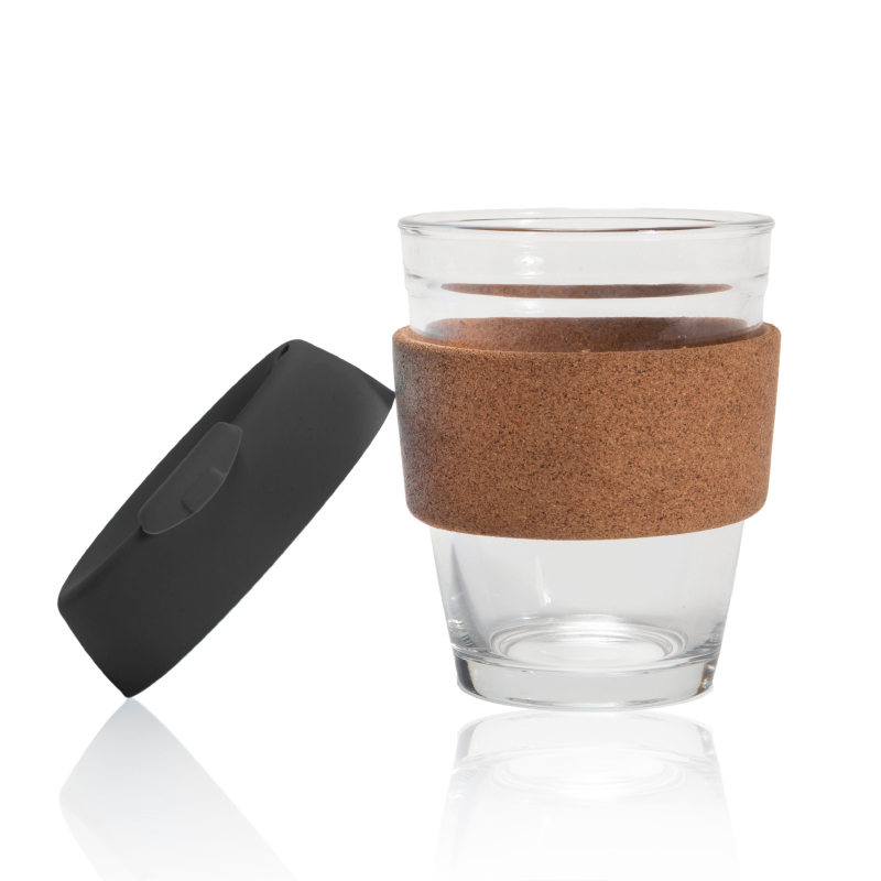 KR9229 • גלוס ספל זכוכית עם חבק שעם - תמונה 2