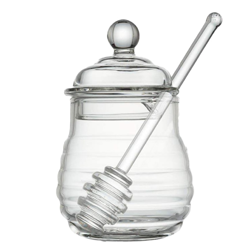 KR9364 • דבש כלי דבש זכוכית - תמונה 3