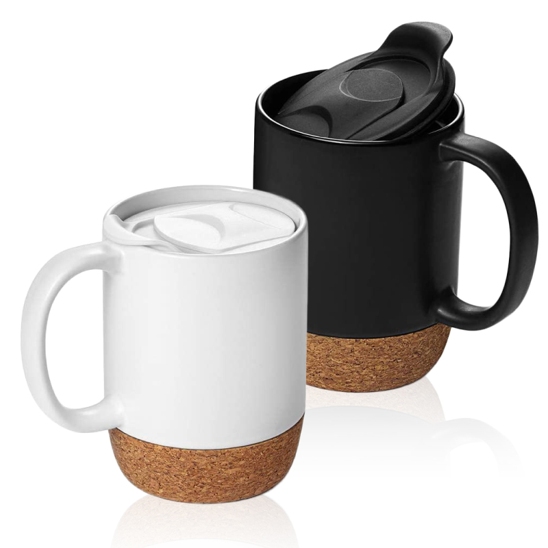 KR9777 • צ'ויס ספל קרמיקה בשילוב שעם