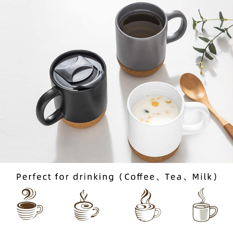 KR9777 • צ'ויס ספל קרמיקה בשילוב שעם - תמונה 2