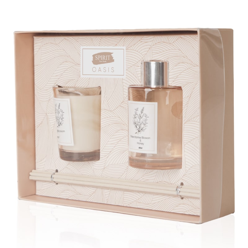 SP800 • אואזיס סט מפיץ ריח ונר