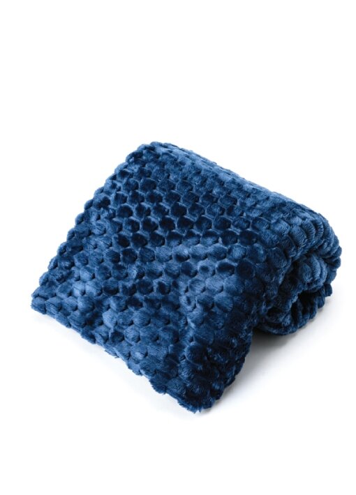 שמיכת יחיד ז'אקארד קוביות 130X170ס"מ 800גרם - תמונה 7