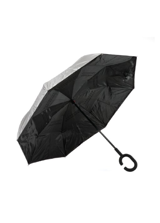 מטריה מתהפכת 23 אינץ דו שכבתי - תמונה 8