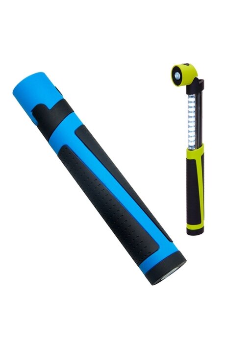 פנס 10 לדים מתקפל תאורת לד כפולה מתכוננת ומגנט עוצמתי 3 ואט - תמונה 2