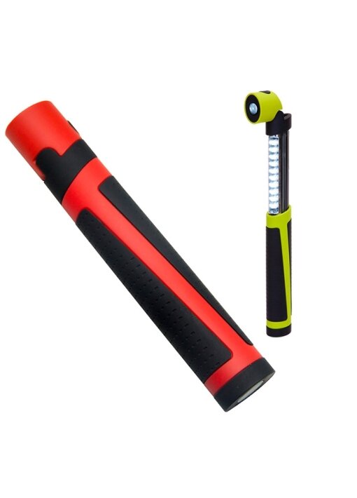 פנס 10 לדים מתקפל תאורת לד כפולה מתכוננת ומגנט עוצמתי 3 ואט - תמונה 3