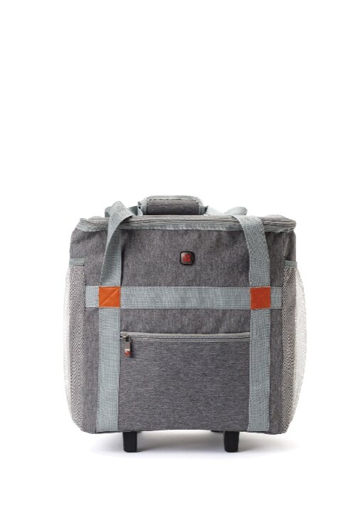 צידנית משפחתית גלגלים יוקרתית 50 ליטר מתקפלת POLO SWISS - תמונה 4