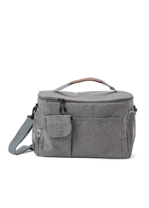 צידנית משפחתית CAMPSTAR 22 ליטר מלאנז׳ ממוחזר עם כיס לנייד - תמונה 2