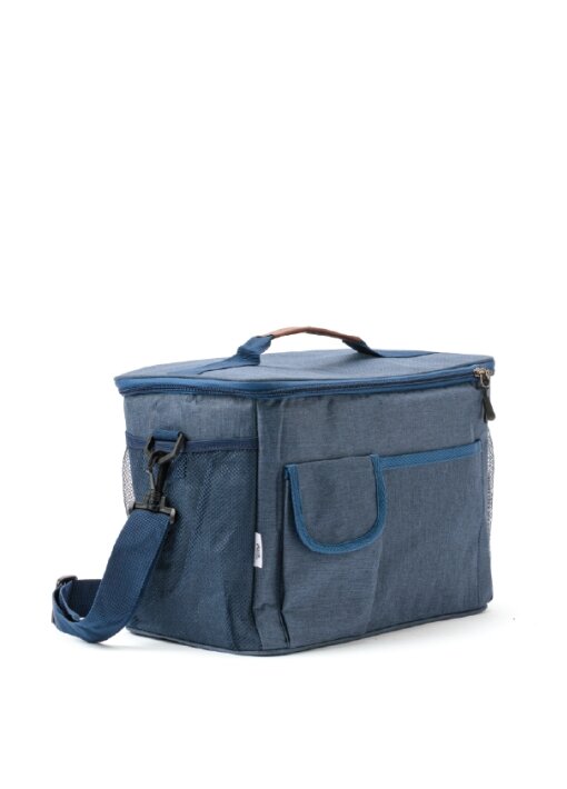 צידנית משפחתית CAMPSTAR 22 ליטר מלאנז׳ ממוחזר עם כיס לנייד - תמונה 7