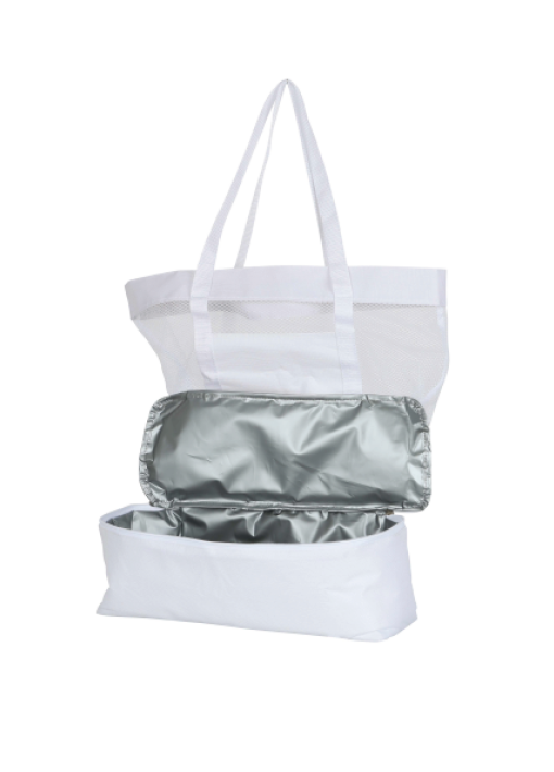 תיק חוף משולב עם צידנית אישית - תמונה 3