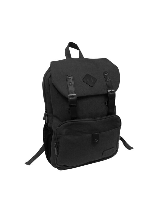 תיק גב למחשב נייד מחומר זמש עם סגירות מגנטיות - תמונה 2