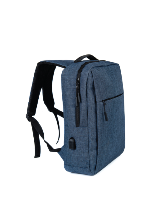 תיק גב למחשב נייד אורתופדי 1680D POLO system כולל שקע USB - תמונה 5