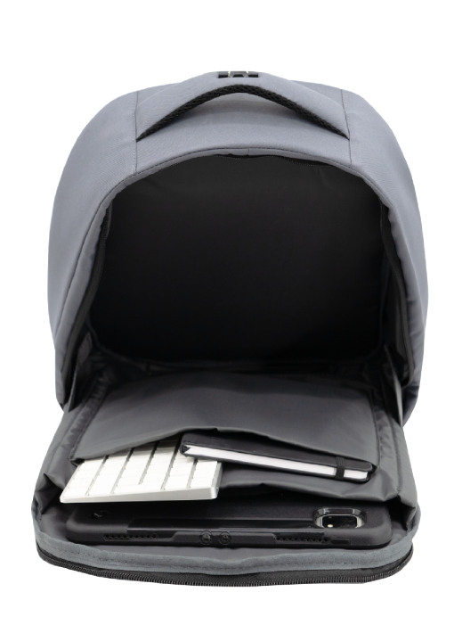 תיק גב למחשב נייד פולו ליין קשיח נגד גניבות מחומר RPET ממוחזר - תמונה 2