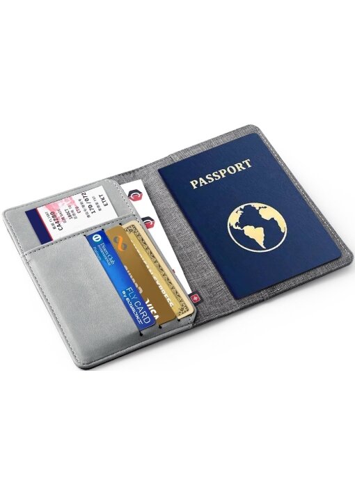 נרתיק לדרכון POLOSWISS מידות 14.5X10.5X0.6 CM - תמונה 5