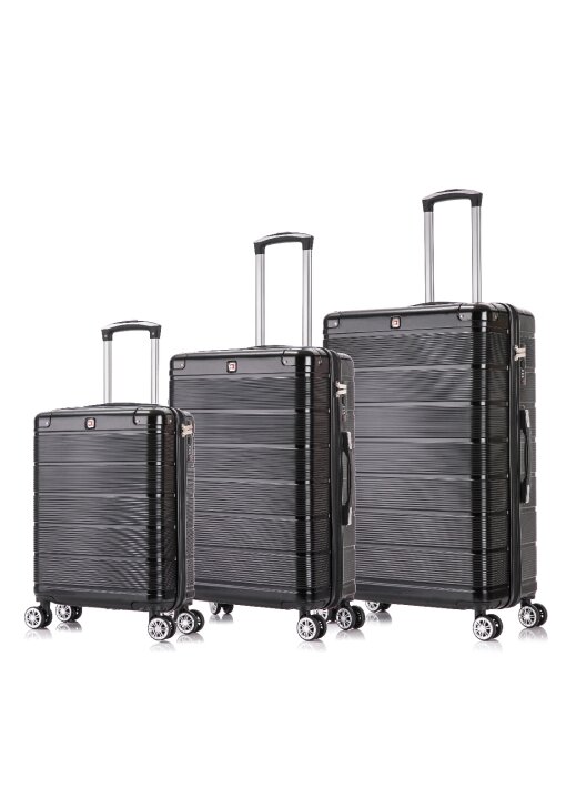 מזוודות סוויס PRO פוליקרבונט עם למינציה 28 אינץ׳-24 אינץ׳-20 אינץ׳ - תמונה 3