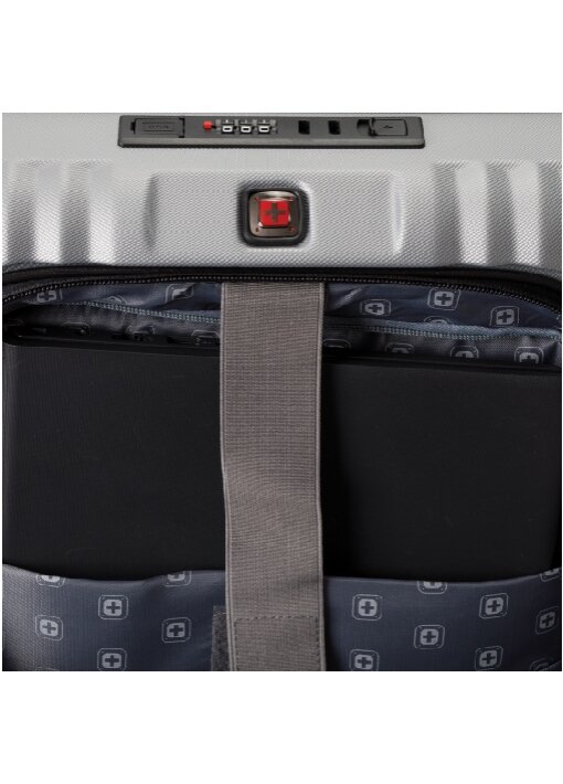 מזוודת טרולי פולו סוויס 20 אינץ׳ עם תא קידמי לנייד,גלגלים מתפרקים - תמונה 7