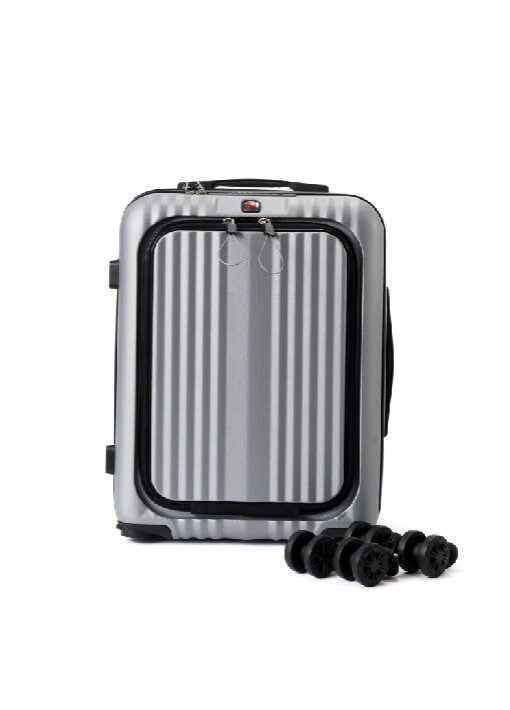 מזוודת טרולי פולו סוויס 20 אינץ׳ עם תא קידמי לנייד,גלגלים מתפרקים - תמונה 18