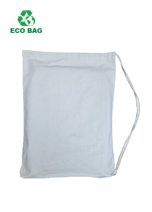 תיק/סל כביסה כותנה שרוך 240 גרם מידות 45x60 ס"מ - תמונה 4