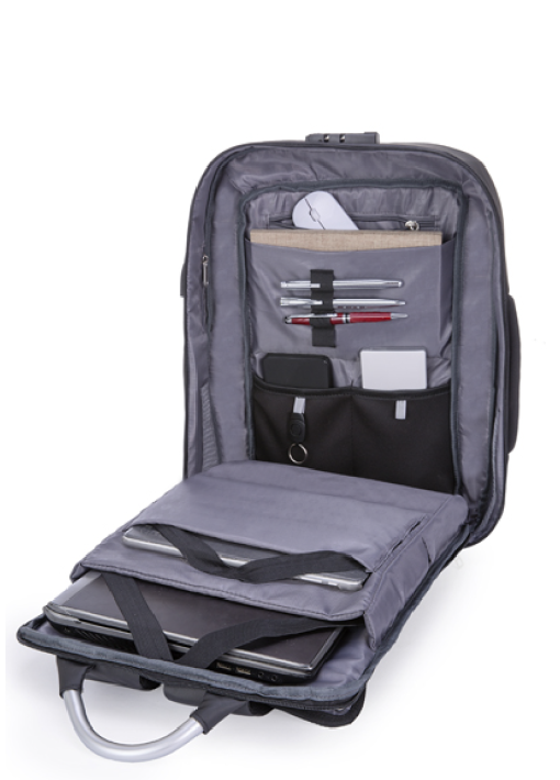 תיק גב POLOSWISS TRIO ועידה ותיק לנשיאה נגד גנבות - תמונה 3