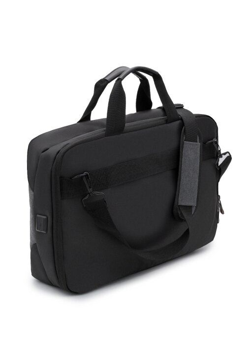 תיק מחשב POLOSWISS TARGET עם רצועת כתף מתכוונת מבנה EVA ובד PU - תמונה 5