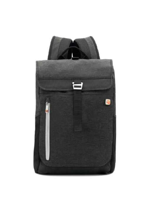 תיק גב למחשב POLOSWISS רול-אפ פטנט תא מתרחב עליון