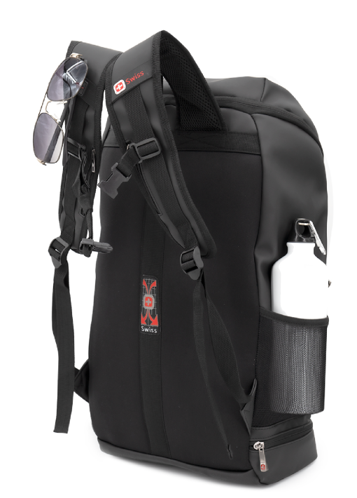 תיק גב POLOSWISS עמיד למים L 40+תא למחשב  מתאים לעליה למטוס - תמונה 4