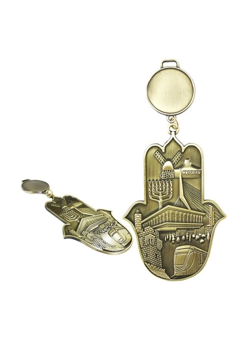 מובייל חמסה עם תבליט ירושלים בקופסה מהודרת - תמונה 2