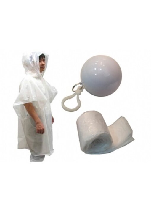 מעיל גשם באריזת כדור בצירוף מחזיק מפתחות - תמונה 2