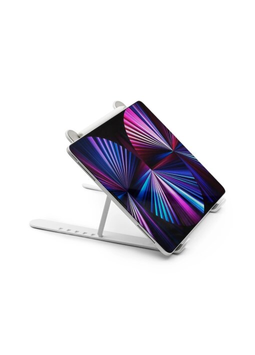 מעמד שולחני מתקפל למחשב נייד/טאבלט מתכת ופלסטיק קופסת קרטון - תמונה 4