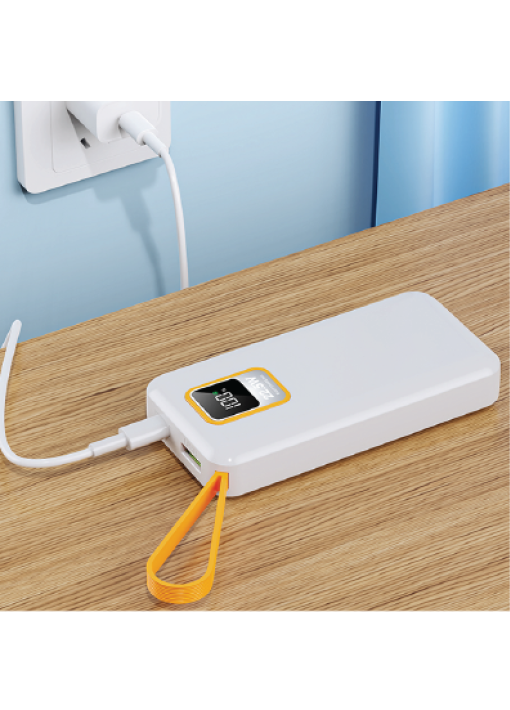 פאוור בנק צג דיגיטלי 22.5W טעינה מהירה ,10,000MAH - תמונה 3