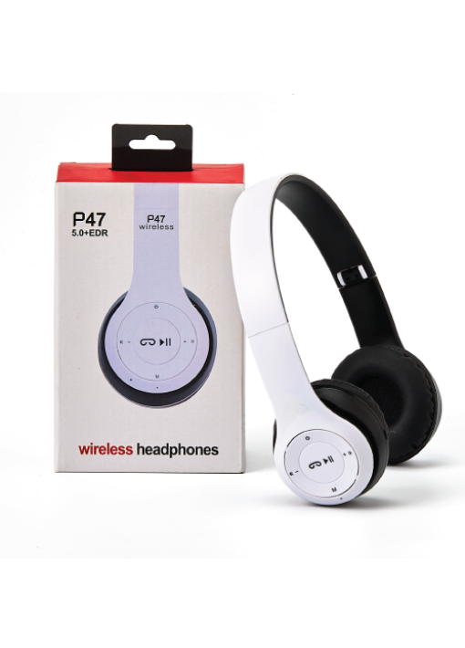 אוזניות בלוטוס P8 סופר בס מתקפלות - תמונה 2