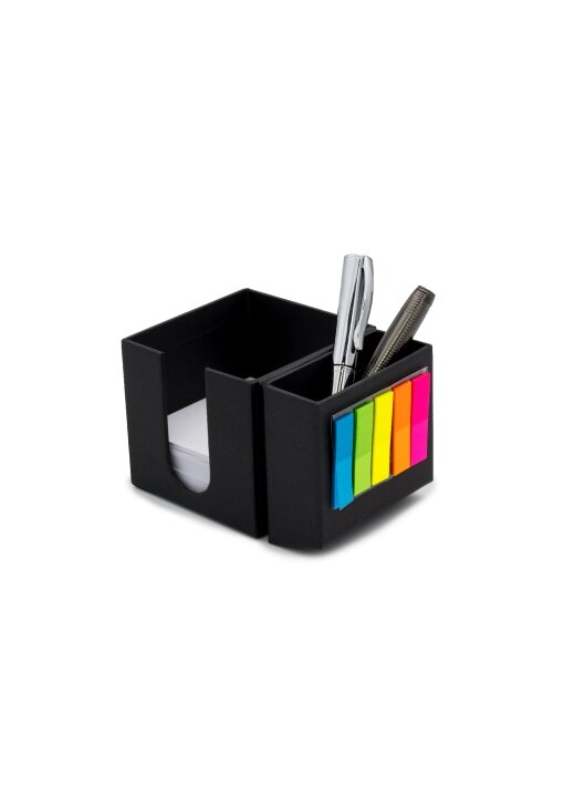 מעמד לניירות ממו מתקפל ממוחזר עם דיגלוני סימון ומפתח לעטים - תמונה 6