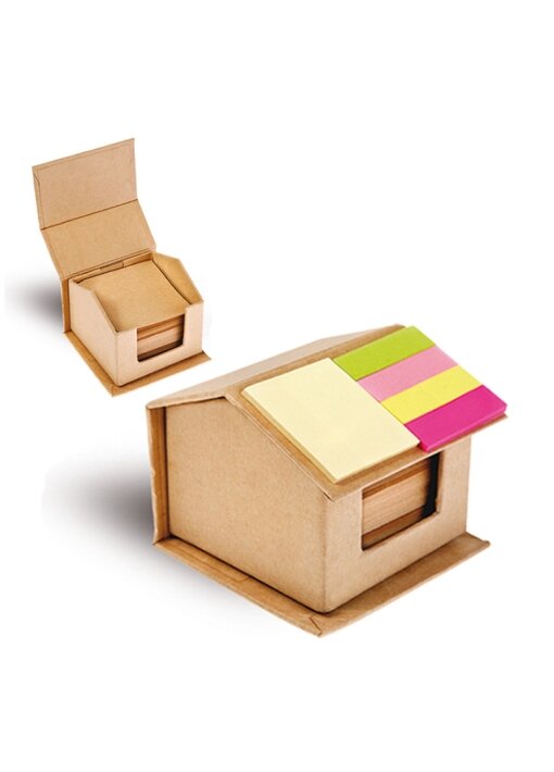 מעמד שולחני בית-ממוחזר עם ניירות דביקים - תמונה 5