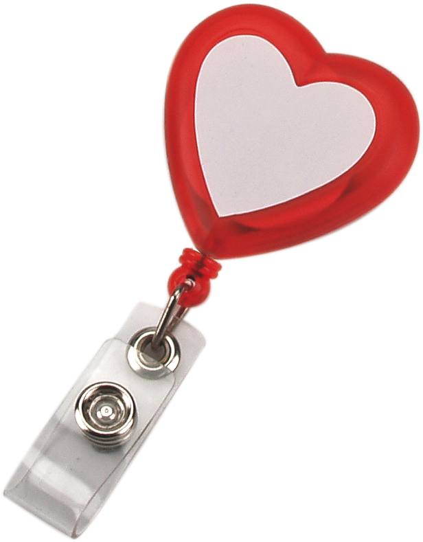 מחזיק תג לעובד: לב אדום - תמונה 2