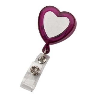 מחזיק תג לעובד: לב אדום - תמונה 3