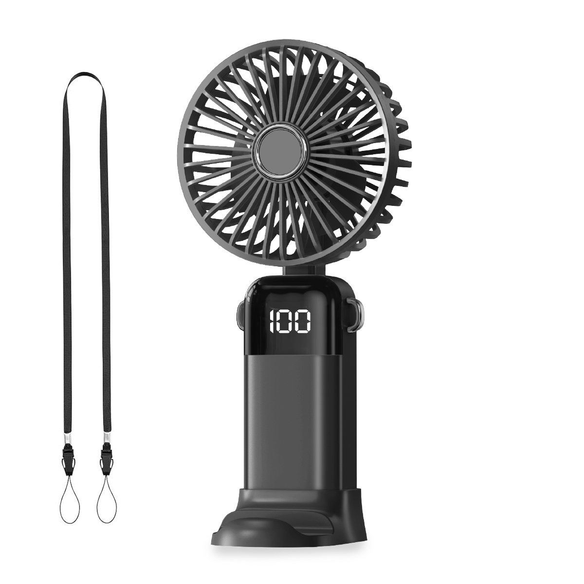 מאוורר חזק ושקט , צג דיגיטלי , סוללה נטענת  – לוטוס - תמונה 2