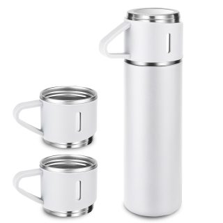 סט תרמוס 750 מ"ל ו-3 כוסות שתיה – טרינטי