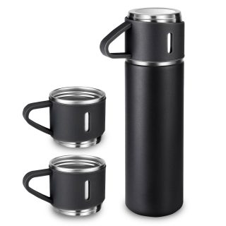 סט תרמוס 750 מ"ל ו-3 כוסות שתיה – טרינטי - תמונה 4