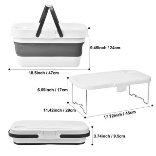 סל פיקניק עם שולחן נשלף - תמונה 15