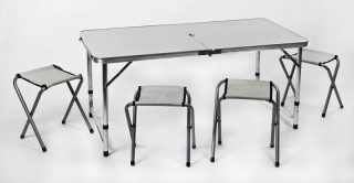 שולחן מתקפל עם  כסאות – סקוייה - תמונה 3
