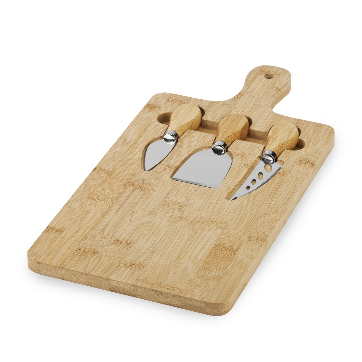 מגש עץ ו-3 סכיני גבינה- Gouda - תמונה 2