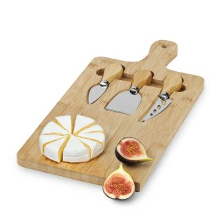 מגש עץ ו-3 סכיני גבינה- Gouda - תמונה 6