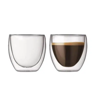 זוג כוסות אספרסו , דופן כפולה, 100 מ”ל – קניה