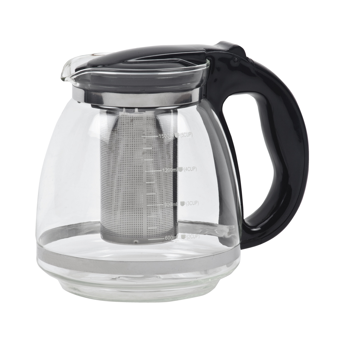 קנקן זכוכית עם מסננת לחליטה – צ'אי - תמונה 2