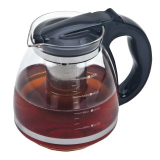 קנקן זכוכית עם מסננת לחליטה – צ'אי - תמונה 3