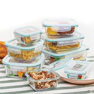 סט 7 קופסאות זכוכית לאחסון והגשה - תמונה 5