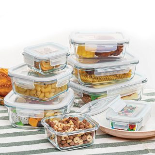 סט 7 קופסאות זכוכית לאחסון והגשה - תמונה 9