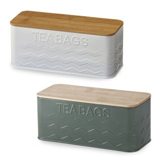 קופסת מתכת לשקיות תה – מצ'ה
