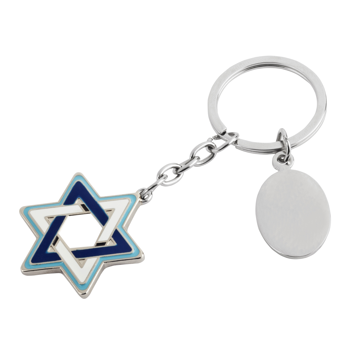מחזיק מפתחות ממתכת – מגן דוד - תמונה 2