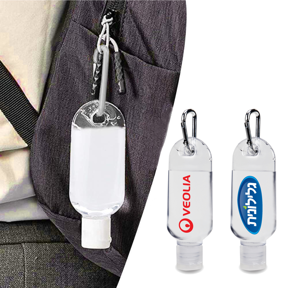 ג'ל אלכוהול עם תופסן - תמונה 2